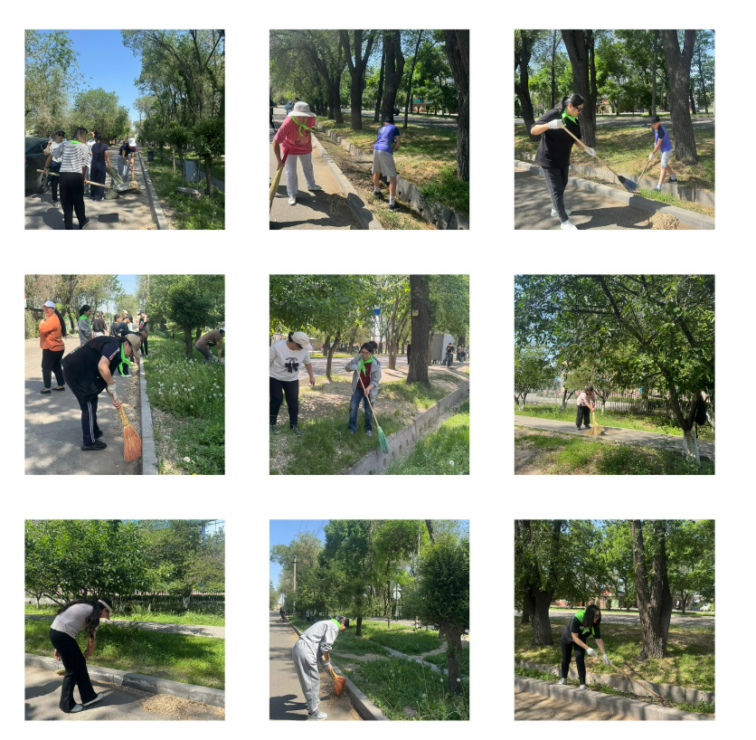 8.05.2025 жылы “Таза Қазақстан” жобасы негізінде №169 мектеп-лицейі жалпы аудандық сенбілік жұмысын жүргізіп бастады.