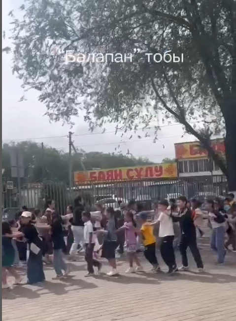 “Балдәурен” мектеп жанындағы жазғы лагері. “Балапан” тобы