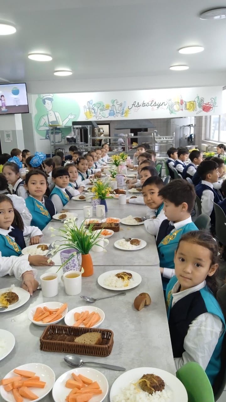 Мектептегі дұрыс тамақтану